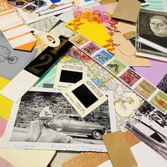 100pcs Ephemera Lot Junk Journal Grab Bag Scrapbook Paper Collage Embellishments