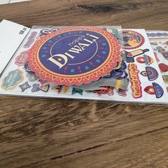Recollections Happy Diwali Festival of Lights Scrapbook Stickers 108 pc NEW