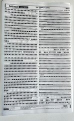 Letraset Instant Lettering Transfer Letters Franklin Gothic, Beton (6) sheets