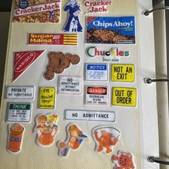 2500+ Stickers Vintage 80s Puff Scratch N Sniff Binder 48 Pages Front & Back 🔥