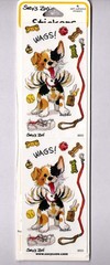 Suzy’s Zoo WAGS! STICKERS TWO SHEETS/FOUR MODULES scrapbooking