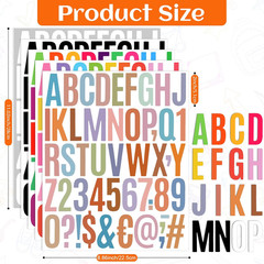 1000-Piece Waterproof Vinyl Alphabet & Number Stickers for Address Signage
