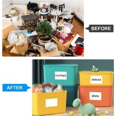 1Pack Self Adhesive Labels Waterproof Tear-Resistant For Home And Commercial