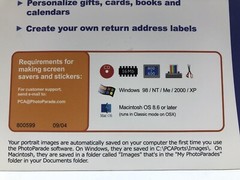 Lot 3 Photo Parade Sticker Kit Address Labels Gift Tags Floppy Disk CD VTG Craft