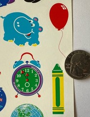 HOME ASSORTMENT Stickers (40pc)Highlights•Animals•Flower •Clock•Pencil•Children•