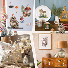 16 Sheets Rub on Transfers for Crafts and Furniture Rub on Transfers Stickers Vi