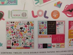 Echo Park Paper sets, chipboard stickers, Sticker book, embellishments