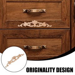 Furniture Appliques and Onlays Wood Decorative Corner Embellishments
