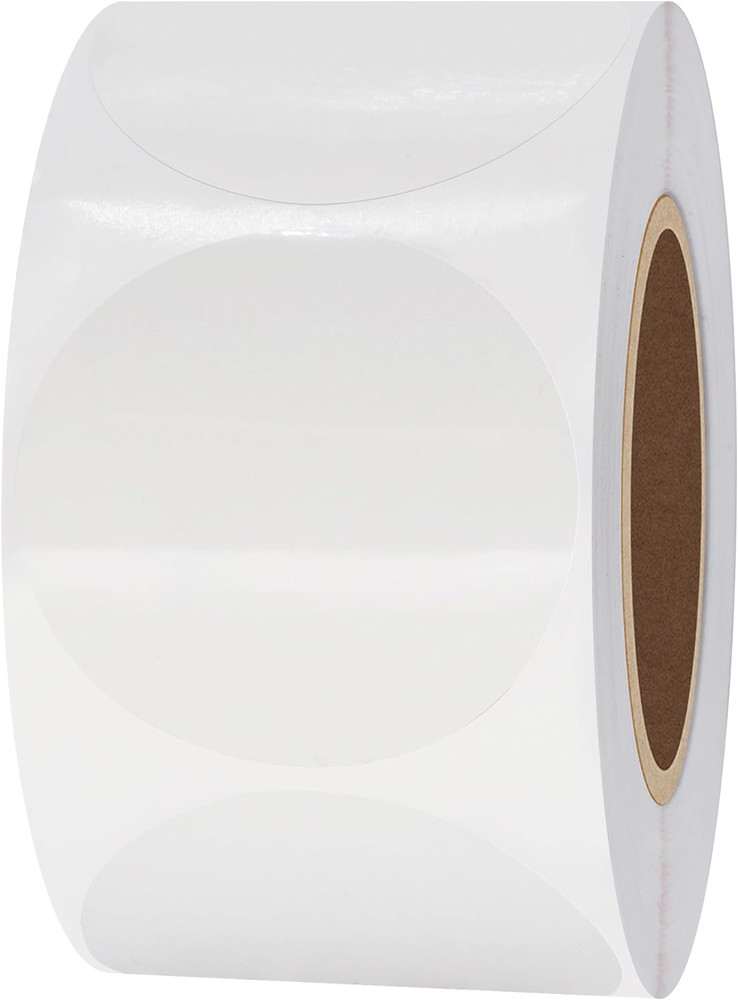 Hybsk Clear Seal Sticker Envelope Seals 1.5 Inch round Circle Wafer Labels (1.5
