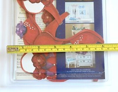 Ladies’ Red Accessories – RoomMates / 4+ inches / Red & Purple / Scrapbook
