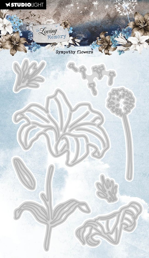 STUDIO LIGHT – METAL CUTTING DIES – SYMPATHY FLOWERS