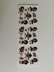 SANDYLION STICKER SHEET LOONEY TUNES BABY DAFFY DUCK PRISMATIC COLLECTIBLE RARE.