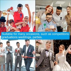 Blank Award Ribbon 18 Pcs Honorable Prize Recognition Ribbon for DIY Party We…