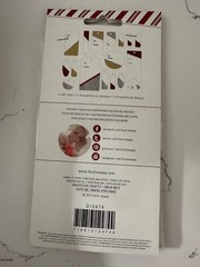 Heidi Swapp Glitter Gift Tags ~ Red/Silver/Gold 17 All Different Shapes/Sizes