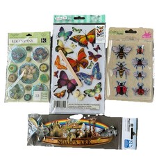 NEW Assorted Scrapbooking Stickers Embellishments Lot of 23 All Occasions NOS