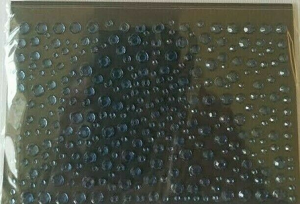 CraftbuddyUS 325pcs 2,3,4,5mm COBALT BLUE Self Adhesi Rhinestone Gems, DIY Craft