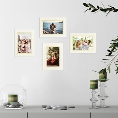 , 50 Pack, 4X6 Cardboard Photo Frame, Paper Picture Frame Cards with Easel fo…