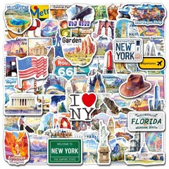 HomSeon 200PCS US State Travel Stickers for Scrapbook Journal, USA Colorful