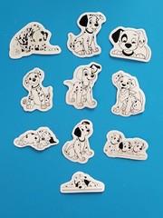 101 Dalmatians Scrapbooking Stickers Disney 10 X Vinyl Sticker May249