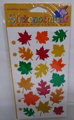 Stickopotamus Binder Stickers Fall Leaves 17 Pieces Free Shipping at $15 NIP