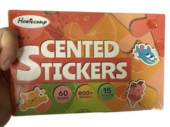 Scented Sticker Set 60 Sheets 800+ Stickers 15 Scents Reward Party Favors