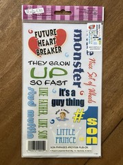 Vintage Scrapbook Craft Lot Stickers Rub Ons Brads Disney K&Company 22+ Items