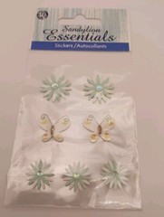 NEW Lot of 7 Scrapbook Craft Embellishment Sticko Creative Imagination Sandylion