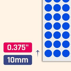 Versatile 3000 PCS Self-Adhesive Colored Dot Stickers for Inventory and Planning