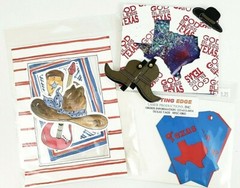 Scrapbooking Texas Paper Leather Cord Stickers Stamps Tags Brads All New