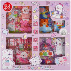 100 Vintage Girls Scrapbook Stickers – Retro Transparent PET for Diaries & Craft