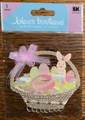 RARE Jolees Basket Goodies EASTER Bunnies Bunny Decorated Eggs Jelly Beans Candy