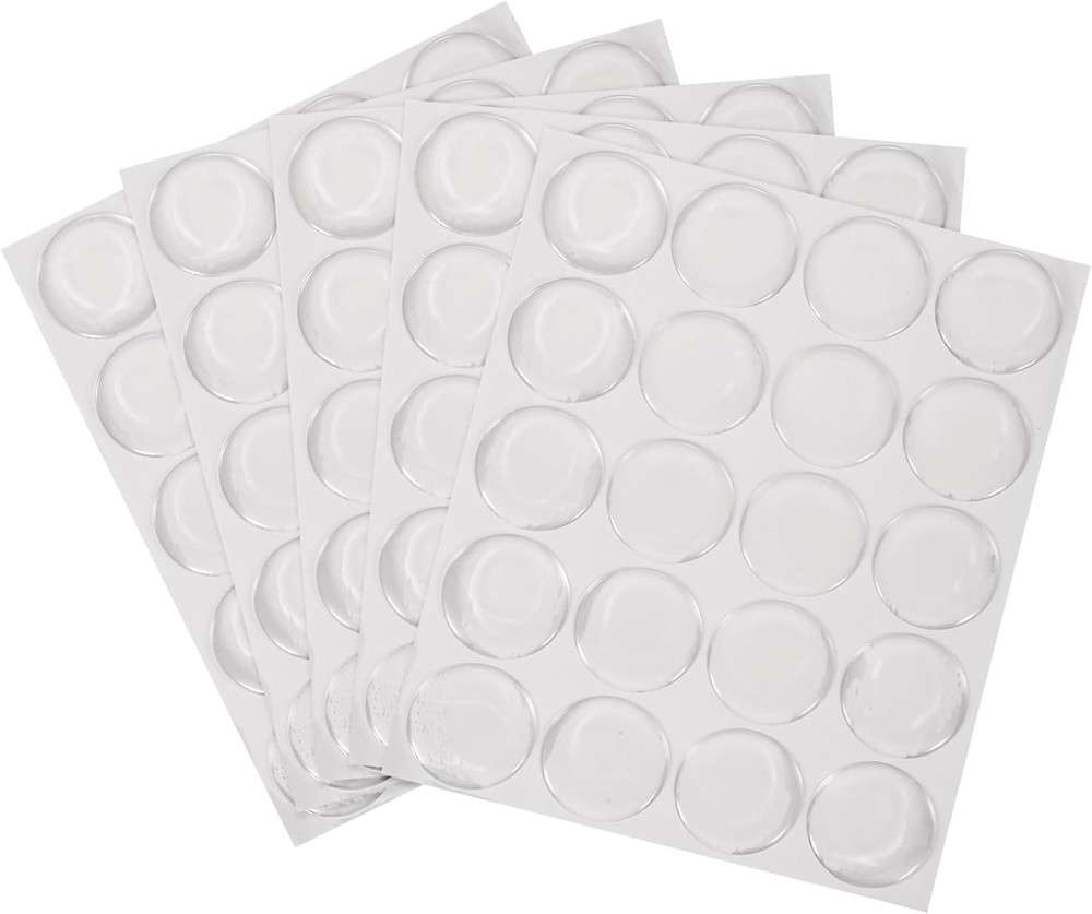 25mm Round Clear Epoxy Sticker 3D Effect DIY Jewelry Making For Bottle Caps