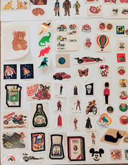 Vintage 1980s Stickers Lot With Mello Smellos Sticker Album Scratch & Sniff