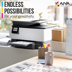 Laser Printer Vinyl Sticker Paper – 50 Waterproof Sheets