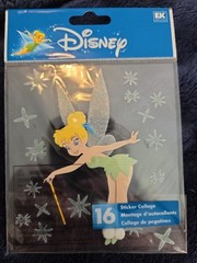 Vintage Disney Tinker Bell Dimensional Sticker Collage 16pc EK Success MINT