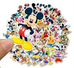 Stickers Mickey Mouse Minnie Mouse Disney Skateboard Sticker Bomb Decal 50 pcs