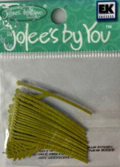GREEN MID DAISY STEM Die-cut Embellishment(15pc)Jolee’s •Flower•Garden•Leaf•Stem