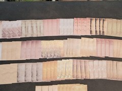 100p 3 1/4 X 3 1/4 Colorful Scrabpook Paper Pack Dissappearing Images