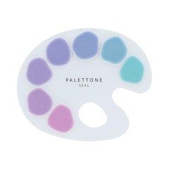 Sun-Star Stationery sticker, translucent, Paletteon, sparkling amber candy, S859