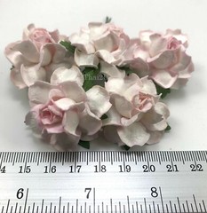 60 Mixed 1-1/2″ of 12 Colors Paper Flower Wedding Scrapbook (TH/R21-Set-Pink-A3)