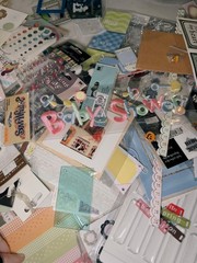 Scrapbooking Embellishments Paper Craft Lot Stickers Brads Frames Vellum 4 Lbs