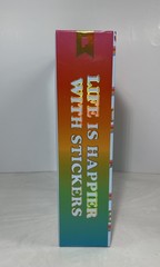 Pipsticks Rainbow Sticker Keeper Binder Magnet Close Sticker Book With Sleeves
