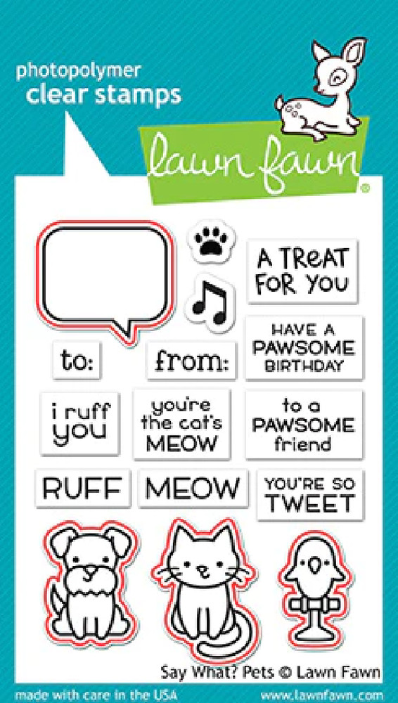 Lawn Cuts – ACRYLIC STAMPS – SAY WHAT PETS