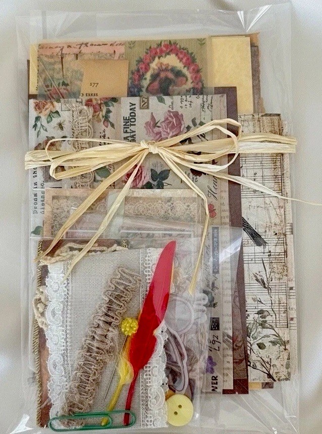 Vintage Bird Ephemera Bundle Junk Journal Kit Cottagecore Nature Scrapbook 69 Pc