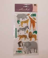 STICKO EK Success Stickers 15 pieces ~Zoo~ Animals Brand New Package