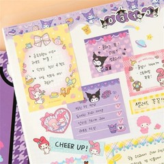 📓 KAWAII STATIONERY NOTEBOOK SET HELLO KITTY MY MELODY KUROMI Cinnamoroll 📓