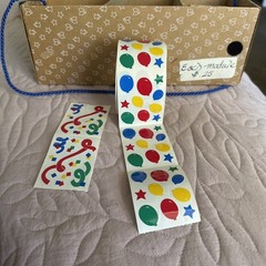 Creative Memories Sticker Rolls 1997 Varied Themes Storage Box Included