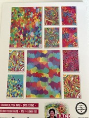 Art by Marlene BACK TO NATURE Studio Light paper Elements Arty Pad Stamps Vellum
