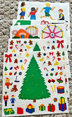 Mrs Grossmans Sticker Lot Holiday Birthday Kids 175+ Strips Creative Memories