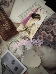 Romantic Vintage Poetry Ephemera Bundle Junk Journal Shabby Chic Pink Kit